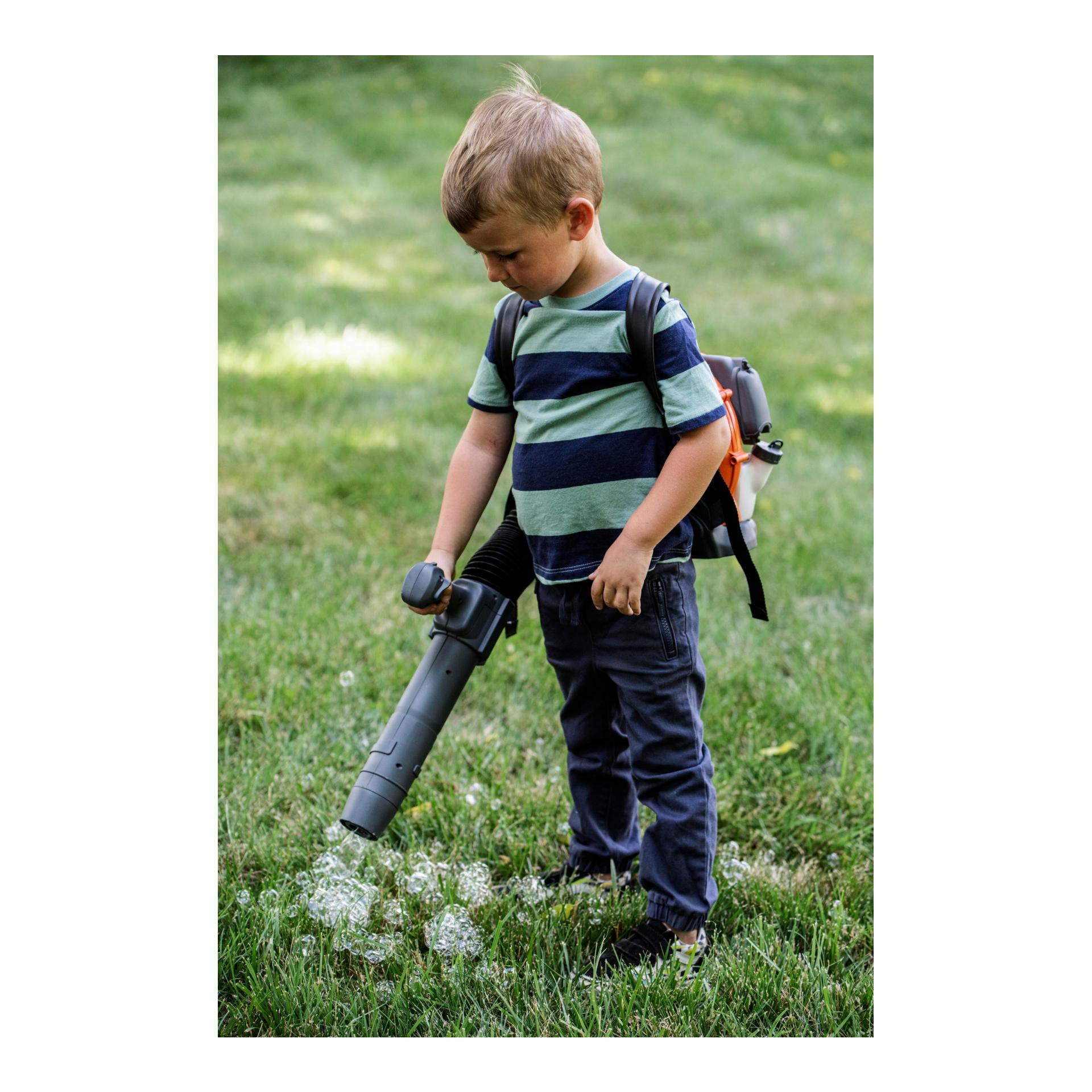 Spielzeug-Seifenblasen Laubbläser