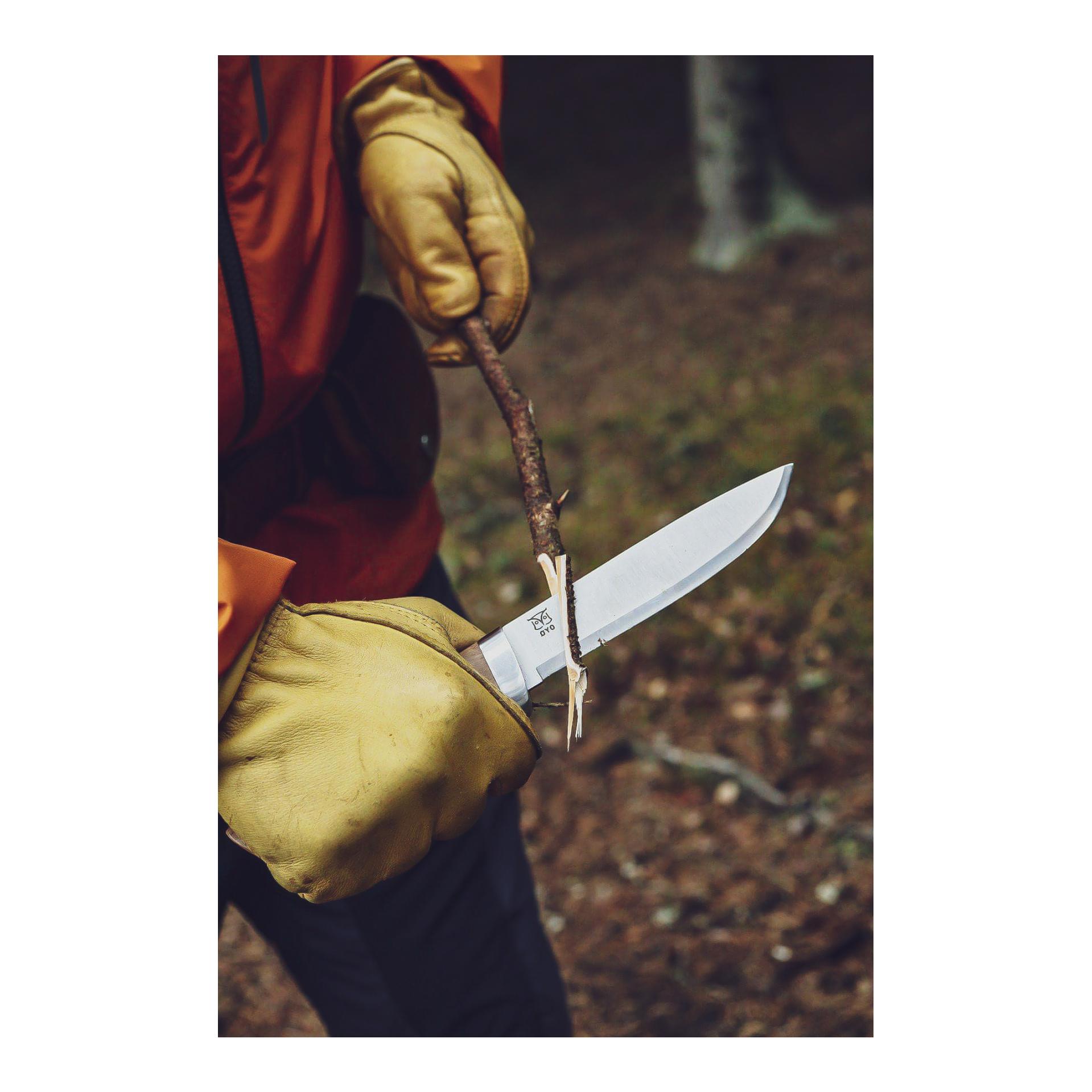 Øyo RONDANE - Jagd/Outdoormesser mit Lederscheide