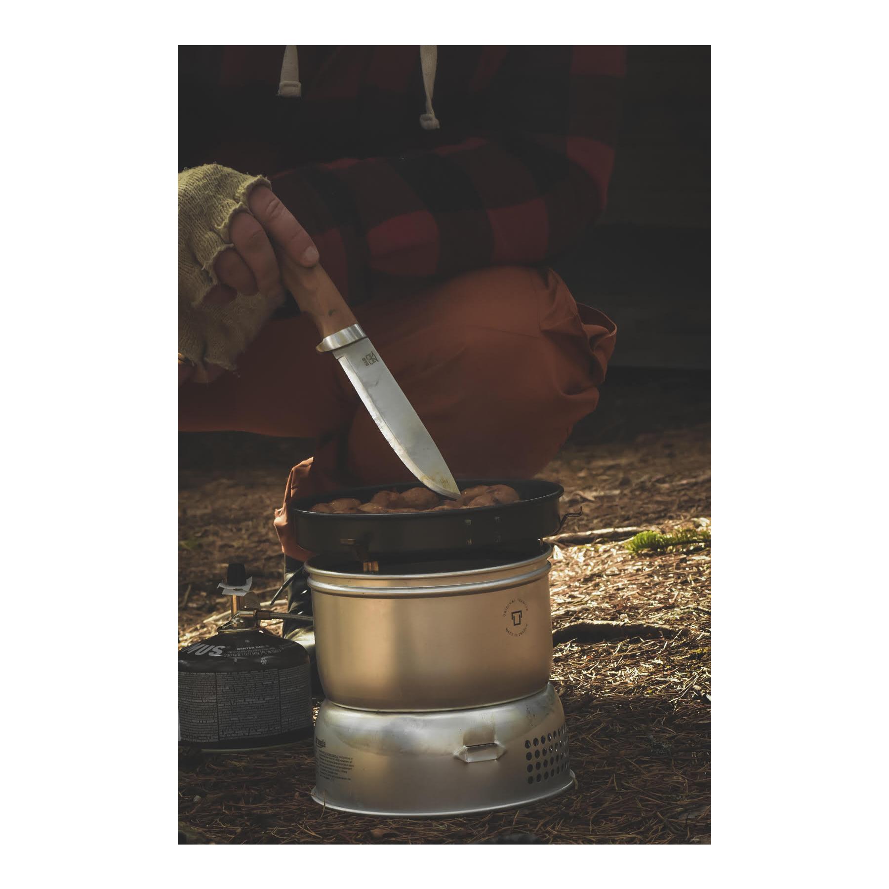 Øyo RONDANE - Jagd/Outdoormesser mit Lederscheide