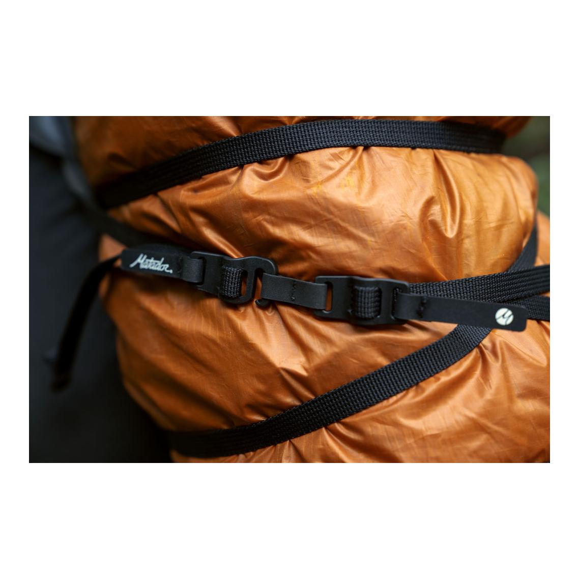 Matador Better Tether Ausrüstungs-Straps 2er Pack - Schwarz